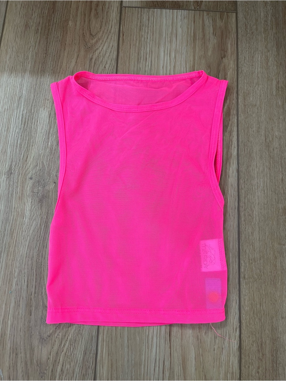 Tiger Friday Hot Pink Mesh Dance Tank CM